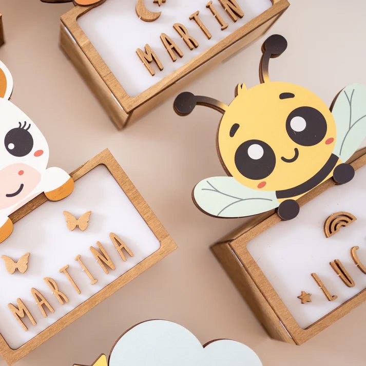 Lampara Infantil Personalizada Abeja - Nanetes